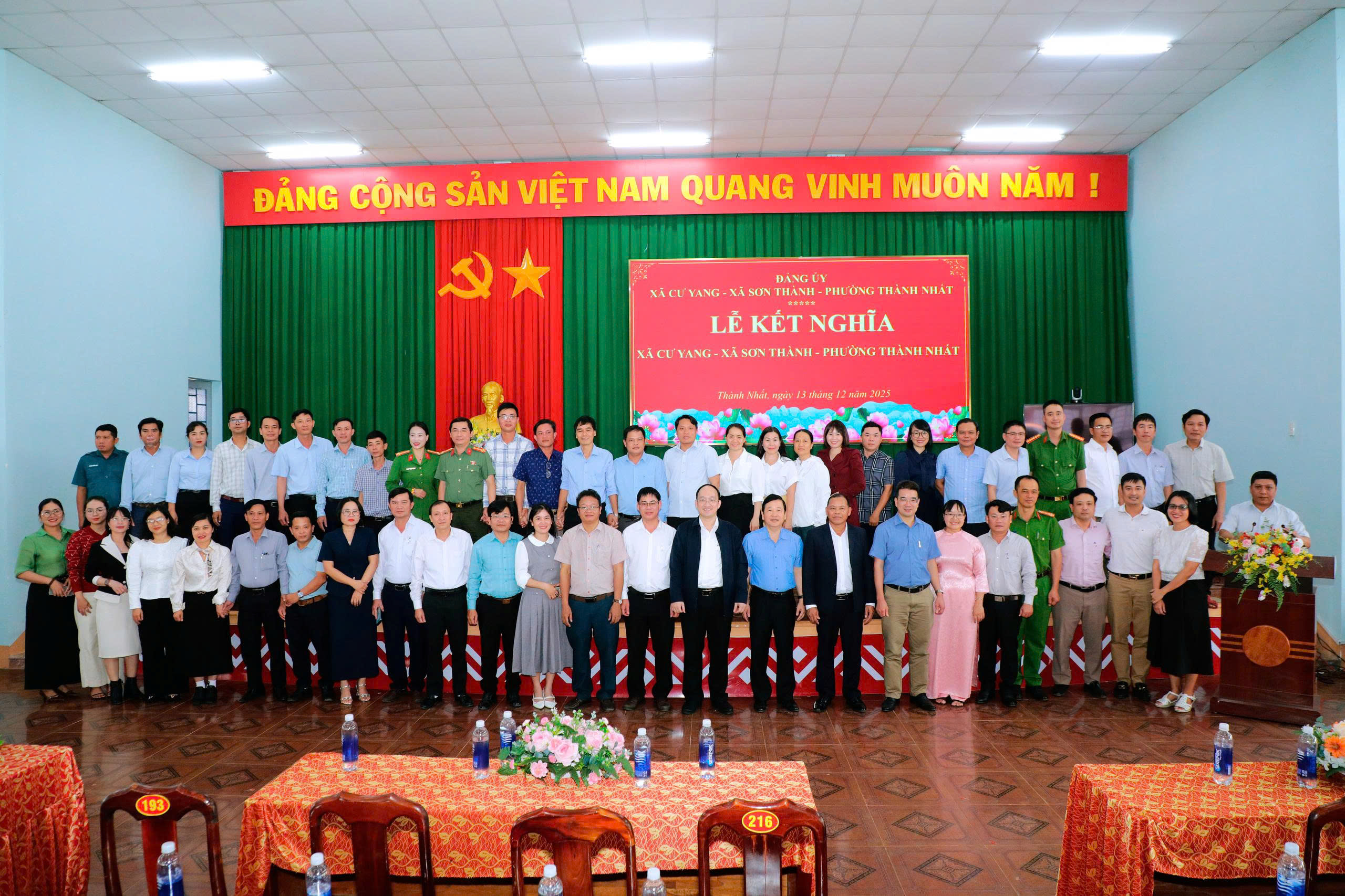 Phường Thành Nhất tổ chức Lễ kết nghĩa với xã Cư Yang và xã Sơn Thành